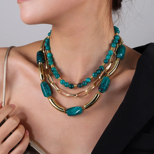 Monaco Stone Necklace