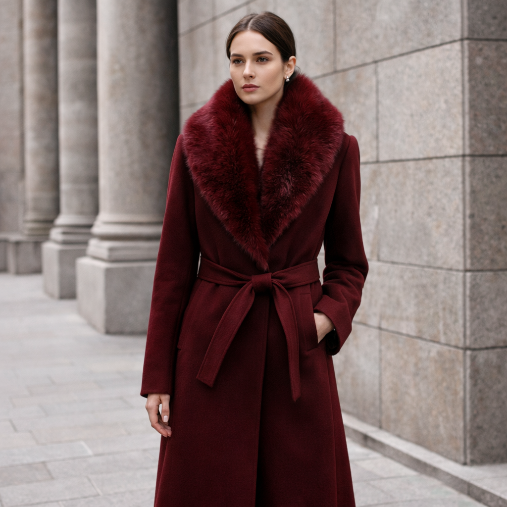 Serafina Belted Winter Coat