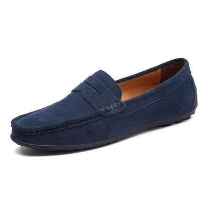 Bravini Suede Slip-Ons - Axel Ross
