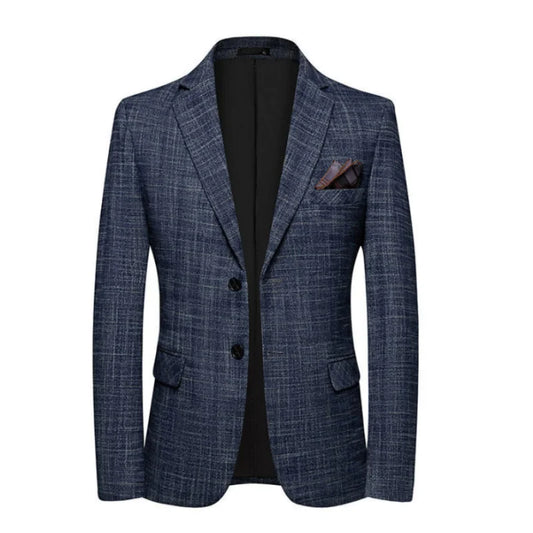 2025 Men's Slim Fit Business Casual Blazer High Quality Fashion All-in-One Banquet Korean Style Handsome Trend for All Seasons - Axel Ross