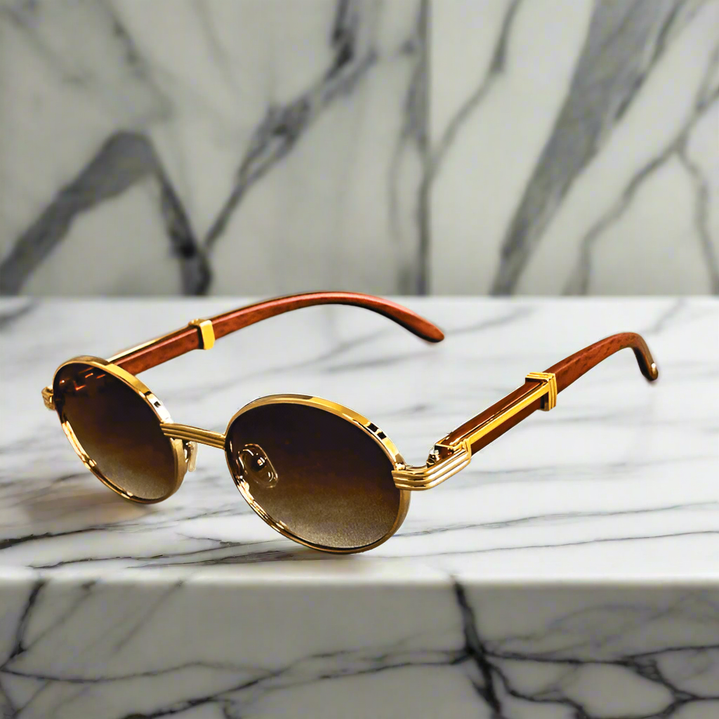 "Rosselli" - Premium Oval Sunglasses - Axel Ross