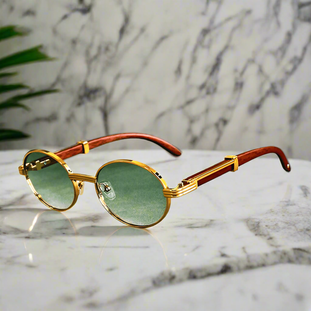 "Rosselli" - Premium Oval Sunglasses - Axel Ross