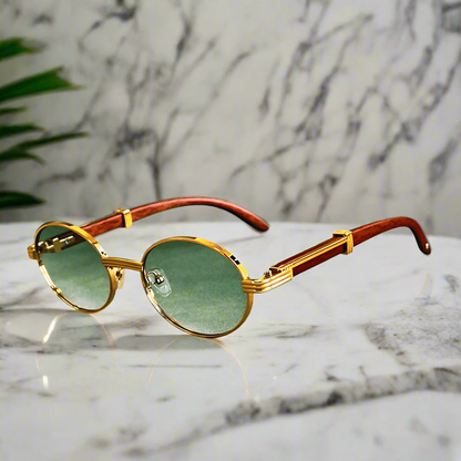 "Rosselli" - Premium Oval Sunglasses - Axel Ross