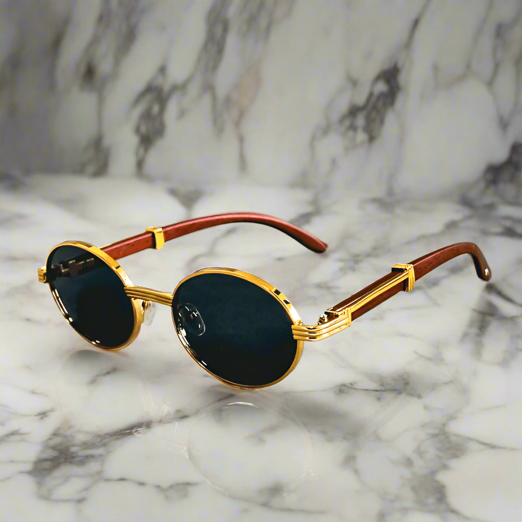 "Rosselli" - Premium Oval Sunglasses - Axel Ross