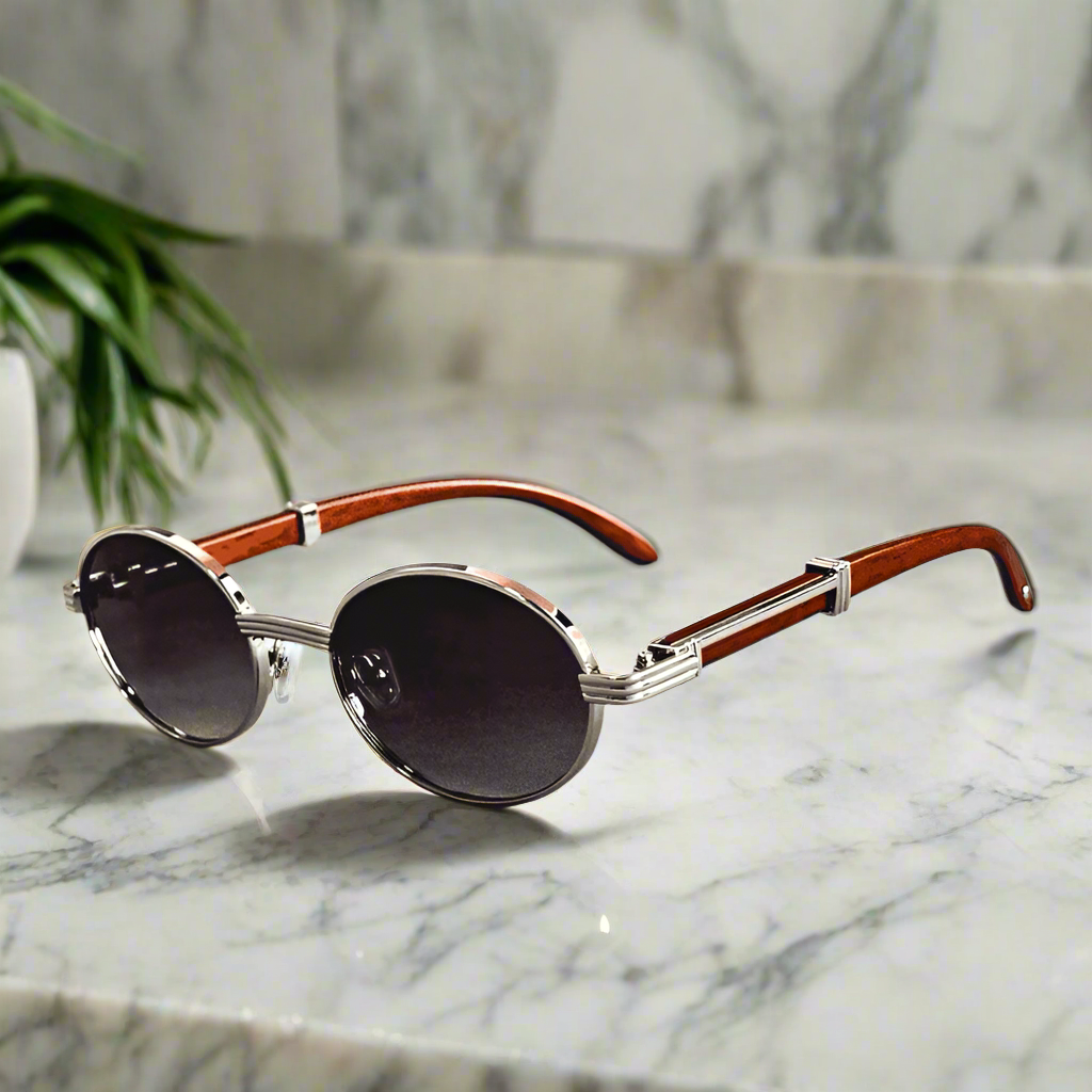 "Rosselli" - Premium Oval Sunglasses - Axel Ross