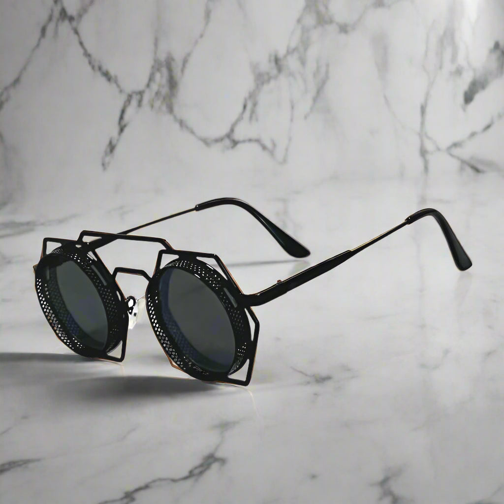 "Zeus" Metal Steampunk Sunglasses - Axel Ross