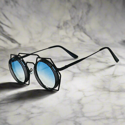 "Zeus" Metal Steampunk Sunglasses - Axel Ross