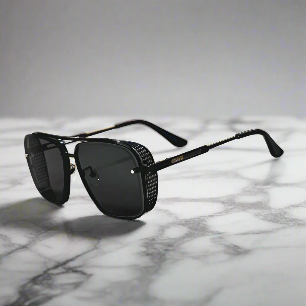 Alessio™ Metal Steampunk Sunglasses - Axel Ross