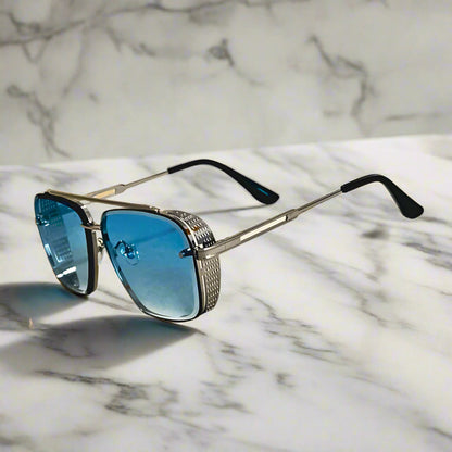 Alessio™ Metal Steampunk Sunglasses - Axel Ross