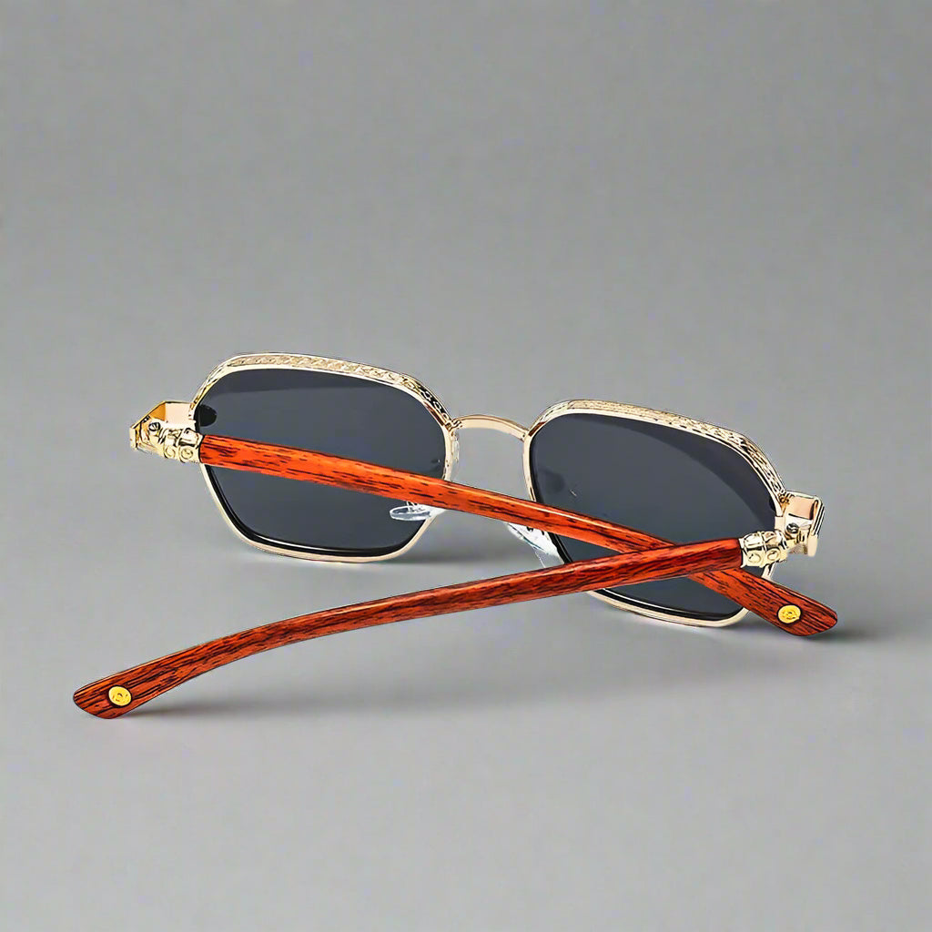 Aeris™ Retro Wooden Sunglasses - Axel Ross