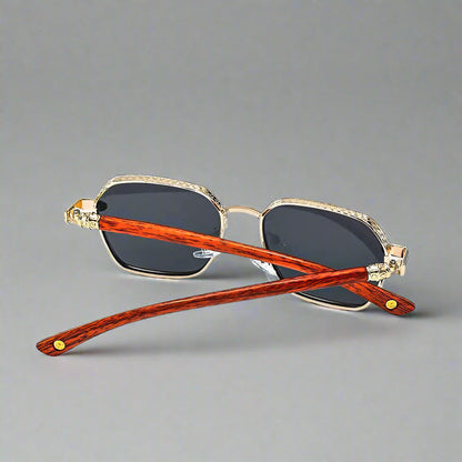 Aeris™ Retro Wooden Sunglasses - Axel Ross