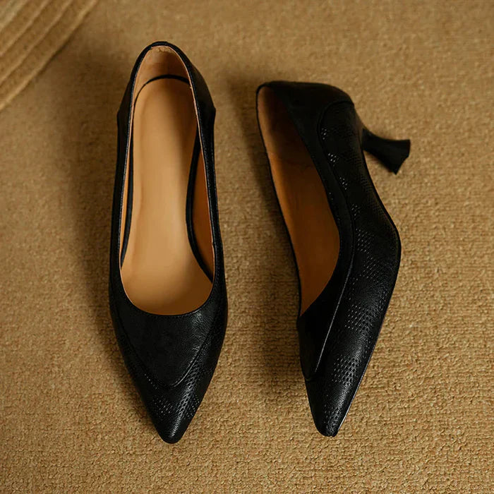 Amara Genuine Leather Heels