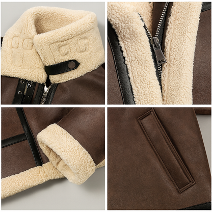 Giuliano Leather Coat