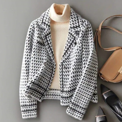 Aubrey Noir Wool Jacket - Axel Ross