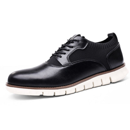 Rovigo Knit Derby Sneakers in Black - black product