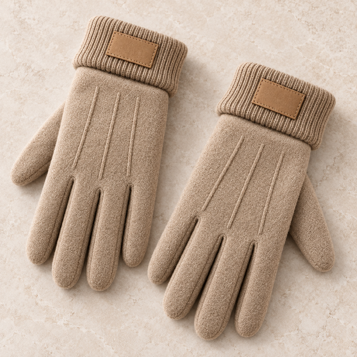 Eloria Soft-Touch Gloves in khaki, product
