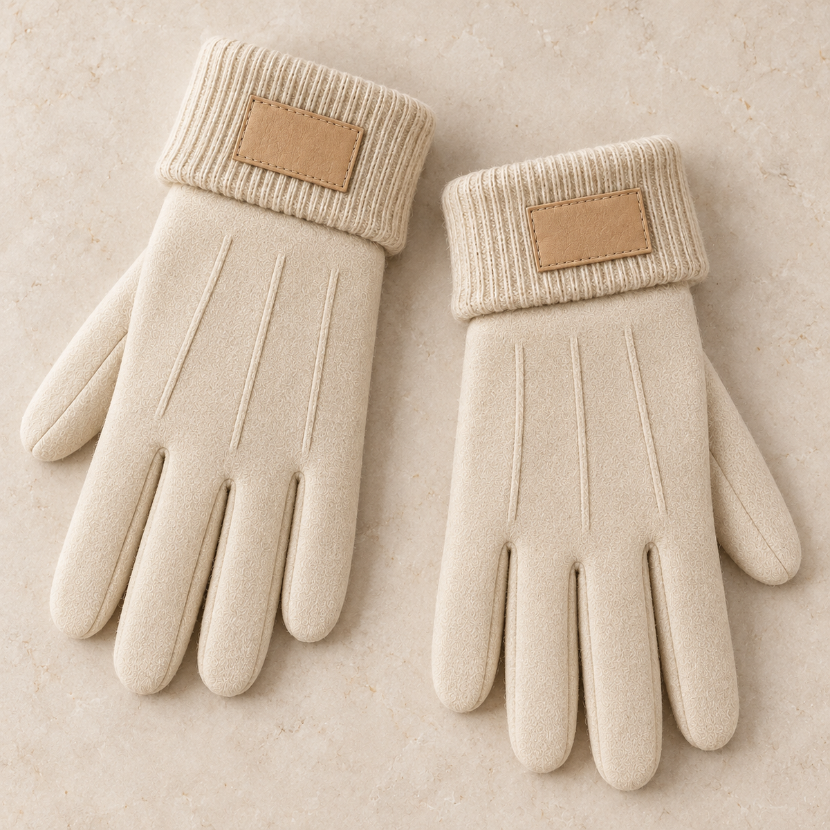 Eloria Soft-Touch Gloves in beige, product