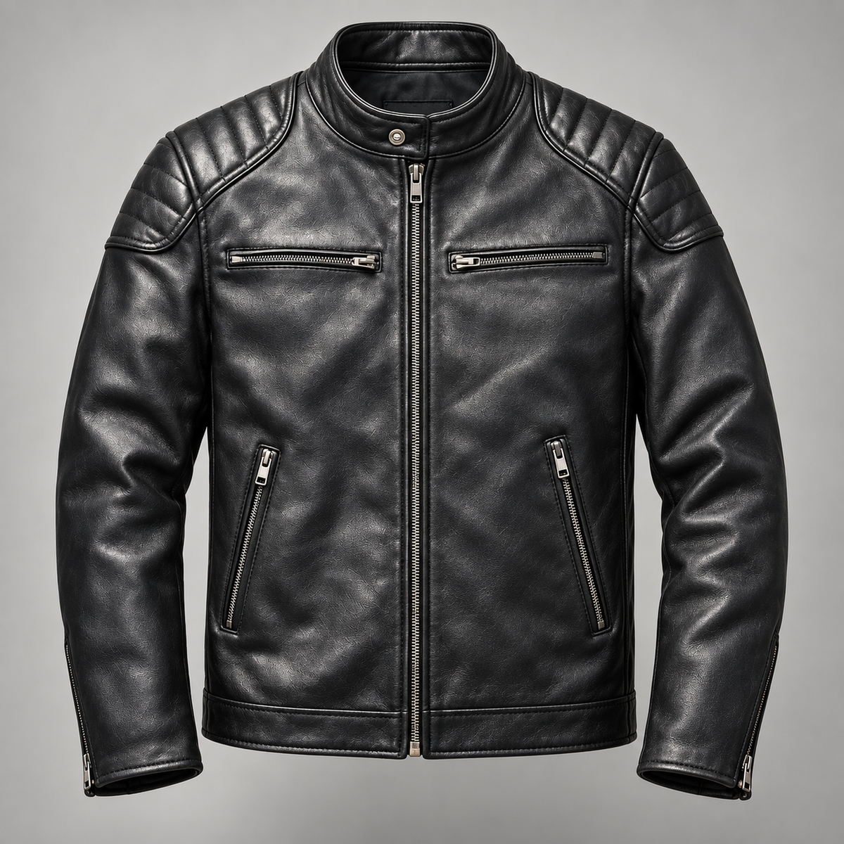 Caldren Moto Jacket in Black - black product