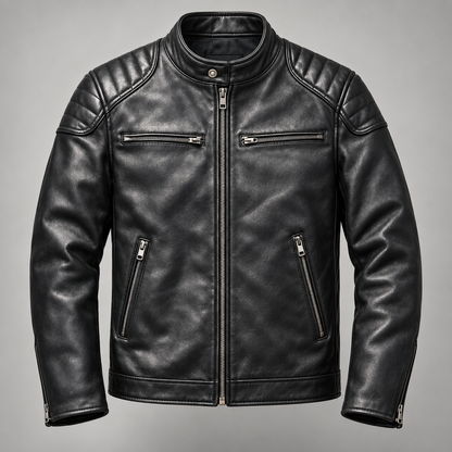 Caldren Moto Jacket in Black - black product