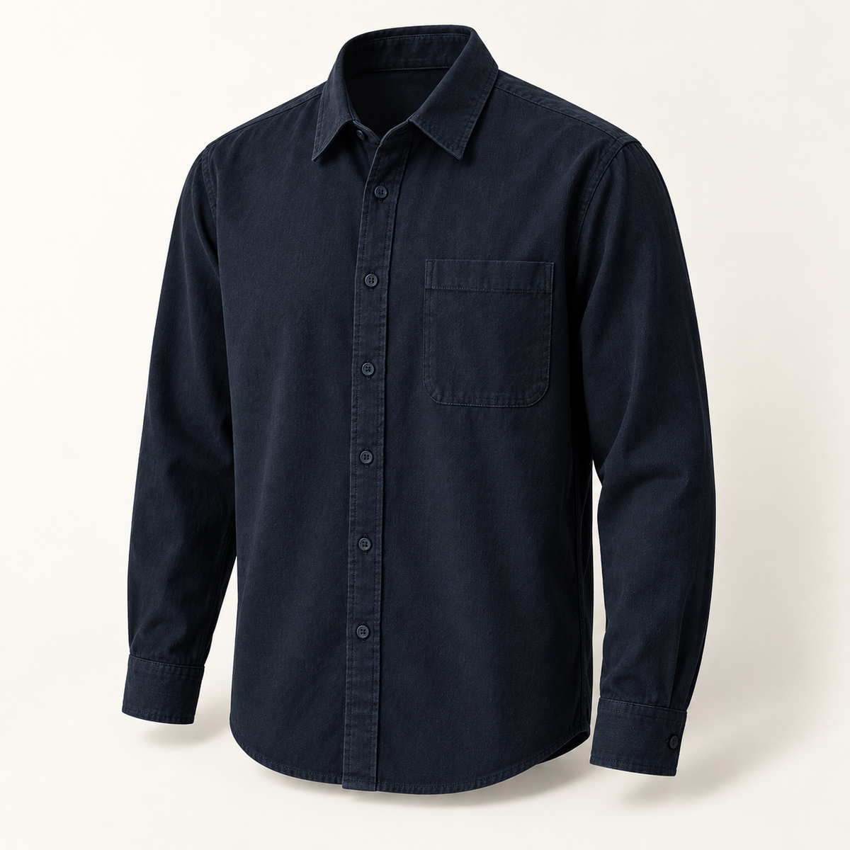 Tavaro Textured Shirt in Navy - navy product