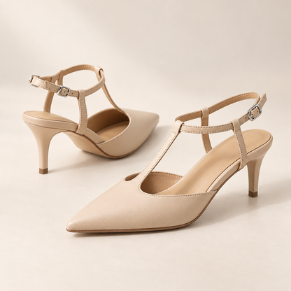 Sorelia T-Strap Heels in Apricot - apricot product