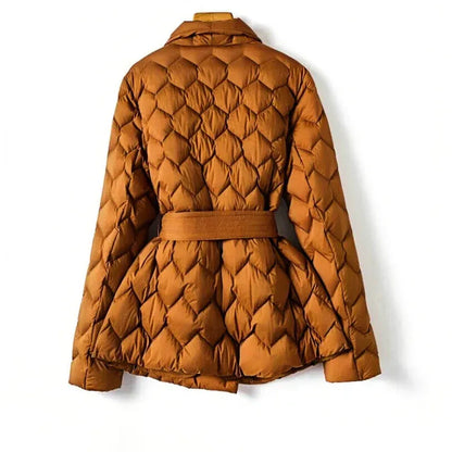 Aurelia Quilted Wrap Coat - Axel Ross