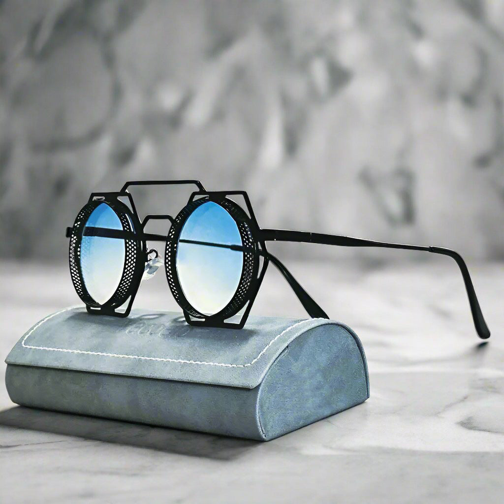 "Zeus" Metal Steampunk Sunglasses - Axel Ross