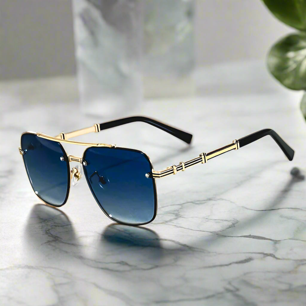 Antonio De Luca™ Rimless Sunglasses - Axel Ross