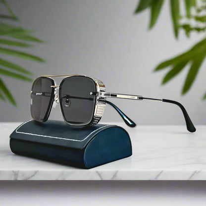 Alessio™ Metal Steampunk Sunglasses - Axel Ross